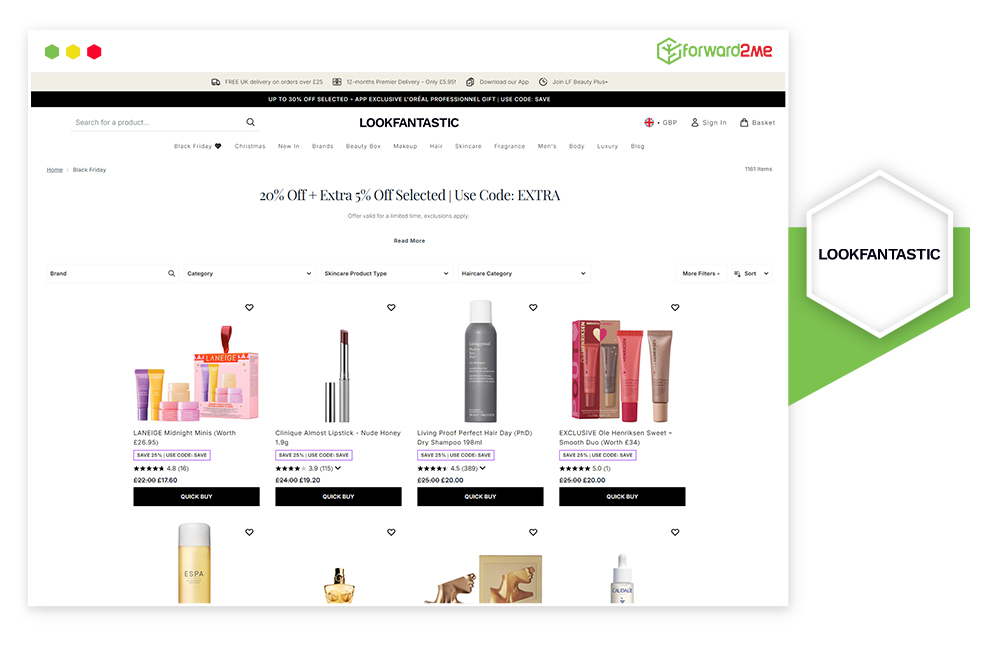 Lookfantastic Black Friday 2025